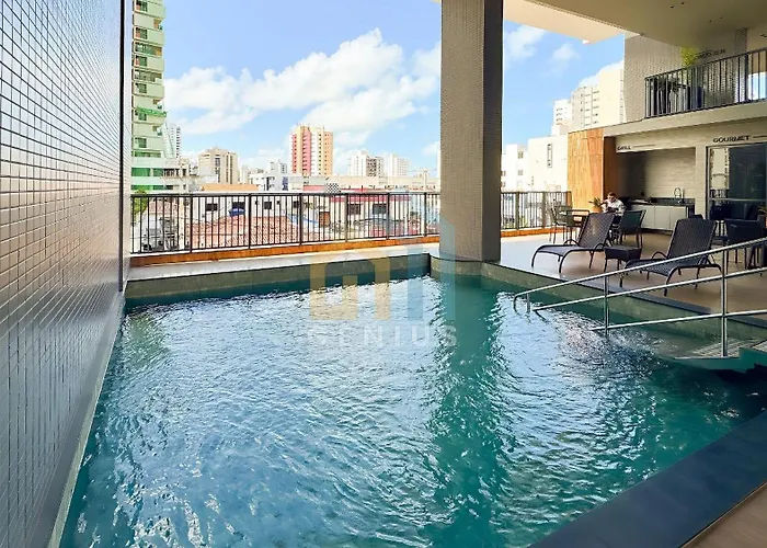 Solaz Smart Living Manaira Genius Flats Hotel João Pessoa